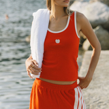 MANZANA Rib Tank | APPLE RED