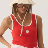 MANZANA Rib Tank | APPLE RED