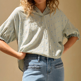 FREYA Jean | Plait pocket | 70s Blue