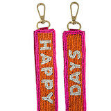BEADED Keychain | HAPPY DAYS