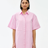 FREYA Dress | BLUSH WASH DENIM