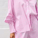 ASHTON Shirt | PINK PINSTRIPE