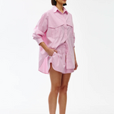 JUNIPER Short | PINK PINSTRIPE