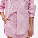 JUNIPER Short | PINK PINSTRIPE
