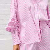 JUNIPER Short | PINK PINSTRIPE