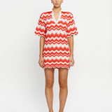 LEIGHTON Mini Dress | CORAL