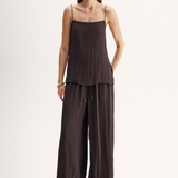 BECKETT Top | CHOCOLATE