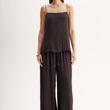 BECKETT Top | CHOCOLATE