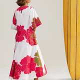HIBISCUS Midi Dress