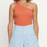 TALLULAH One Shoulder Tank