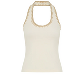 RHEA Halter Top | CREAM