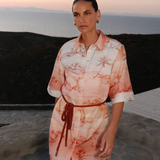 SUNSET Shirt Mini Dress