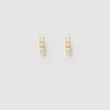 PRESLEY Pearl Huggie Earrings