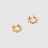 PRESLEY Pearl Huggie Earrings