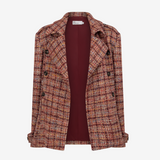 REVEL Coat | BERRY CHECK