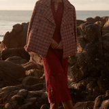 REVEL Coat | BERRY CHECK