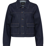 BURKE Denim Jacket | DARK INDIGO