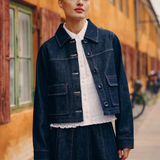 BURKE Denim Jacket | DARK INDIGO