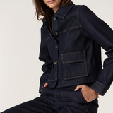 BURKE Denim Jacket | DARK INDIGO