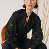 SIMONA Cotton Silk Blouse