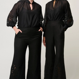 RHEA Linen Viscose Pant