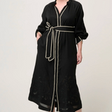 RHEA Embroidered Maxi Dress