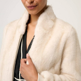 CHRYSTA Faux Fur Bomber
