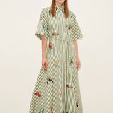 BISOU Embroidered Shirtdress