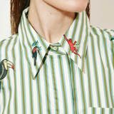 BISOU Embroidered Shirtdress