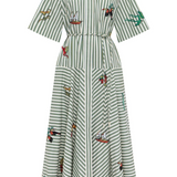 BISOU Embroidered Shirtdress