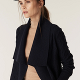 WOOL Cashmere Cap | NAVY