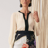 IRIS Silk Blouse | CLOUD