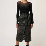 RHIANNON Knit Top | BLACK