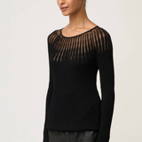 RHIANNON Knit Top | BLACK