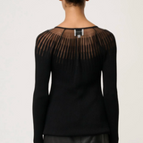 RHIANNON Knit Top | BLACK