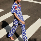 BLUE Dream Checkered Pant