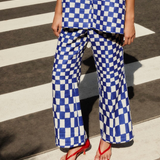 BLUE Dream Checkered Pant