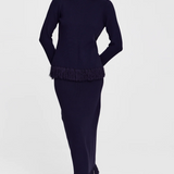 MARIGOLD Knit Skirt | MIDNIGHT
