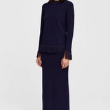 MARIGOLD Knit Skirt | MIDNIGHT