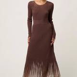 RHIANNON Knit Dress | MOCHA