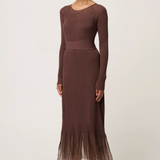 RHIANNON Knit Dress | MOCHA
