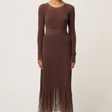 RHIANNON Knit Dress | MOCHA