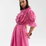 CALLA Skirt | POPPY BARK STRIPE