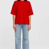 CAMDEN Knit Tee | CHERRY