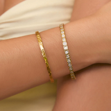 QUINN Gold Cuff | STONE