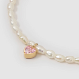 KIKI Pearl Heart Bracelet