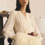 EDEN Silk Pleated Shirt