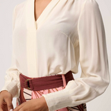 EDEN Silk Pleated Shirt