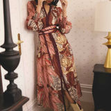 LILIANA Cotton Silk Maxi Dress