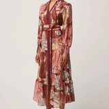 LILIANA Cotton Silk Maxi Dress
